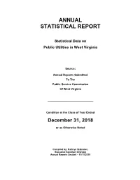 Annual Statistical Report