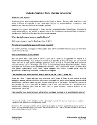 Understanding Civil Unions in Illinois