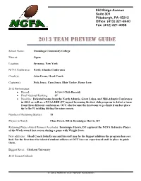 2013 Team Preview Guide