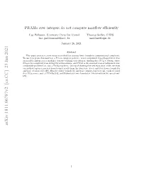Arxiv:1811.06787V2 [Cs.CC] 23 Jan 2021