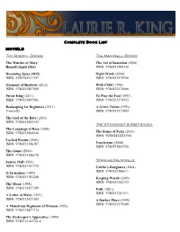 Complete Book List