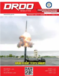 DRDO Flight Tests SMART