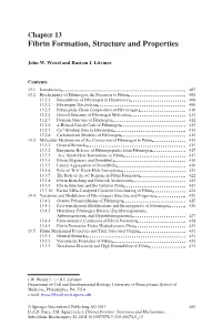 Fibrin Formation, Structure and Properties