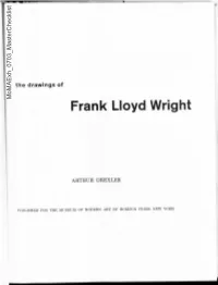 Frank Lloyd Wright