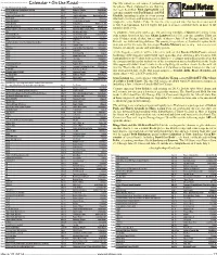 Road Notez Aaron Lewis ($26.50-$30) Apr