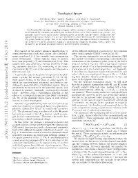 Arxiv:1909.11113V2 [Cond-Mat.Mes-Hall] 4 Oct 2019 the Spaser Geometry of Ref