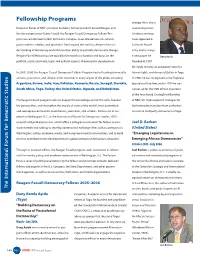 Fellowship Programs Change