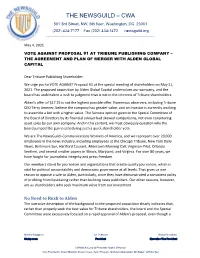 Letter and Its Response on April 19, 2021