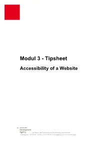 Modul 3 - Tipsheet