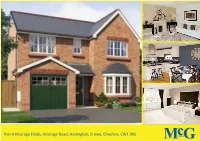 Plot 4 Vicarage Fields, Vicarage Road, Haslington, Crewe, Cheshire, CW1