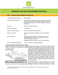 Regional Project/Programme Proposal
