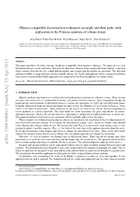 Physics-Compatible Discretization Techniques on Single and Dual Grids, with Application to the Poisson Equation of Volume Forms
