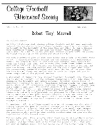 Robert Tiny Maxwell