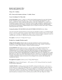 Syllabus SCI 1