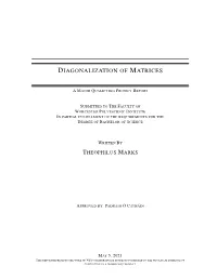 Diagonalization of Matrices