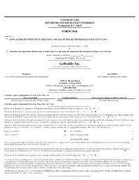 Godaddy Inc. (Exact Name of Registrant As Specified in Its Charter)