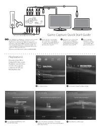 Game Capture Quick Start Guide
