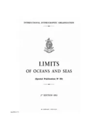 Limits of Oceans and Seas