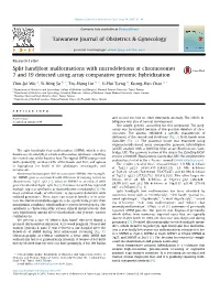 Split Hand/Foot Malformations with Microdeletions at Chromosomes 7 and 19 Detected Using Array Comparative Genomic Hybridization