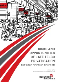 Steps for the Privatisation of Ethio Telecom 28 6.1