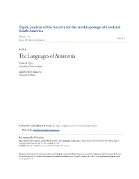 The Languages of Amazonia Patience Epps University of Texas at Austin