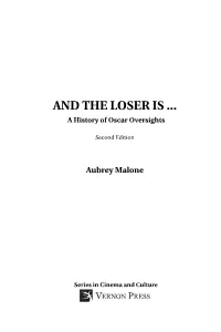 And the Loser Is
