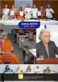 CSD-SRC Annual Report 2018-19