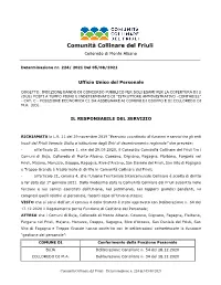 Determinazione N. 224/2021 Del 05/08/2021