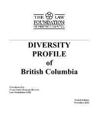 Diversity Profile of British Columbia, Third Edition