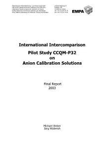 Final Report CCQM-P32