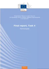 Final Report, Task 4 Technologies