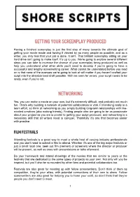 Getting Your Screenplay Produced Networking