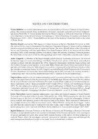 Notes on Contributors