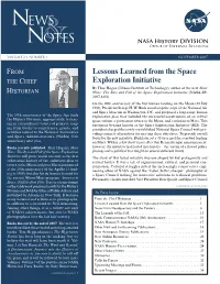 Lessons Learned from the Space Exploration Initiative