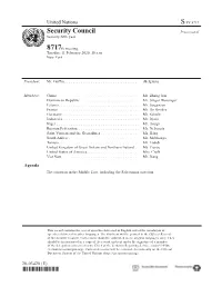 S/PV.8717 the Situation in the Middle East, Including the Palestinian Question 11/02/2020