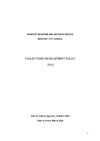 Collections Development Policy 2020