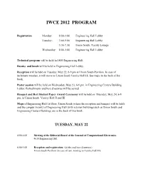 Iwce 2012 Program