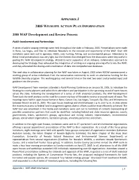 2005 WAP Development and Review Process