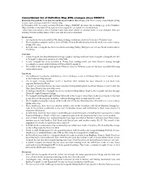 Consolidated List of Definitive Map (DM) Changes Since DM2015