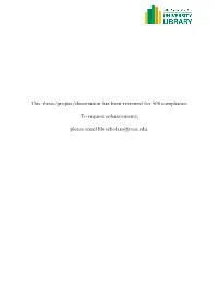 This Thesis/Project/Dissertation Has Been Reviewed for 508 Compliance
