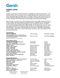 DOMINIC LEUNG Editor