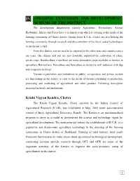 Iv Ongoing Extension and Development Schems of the District