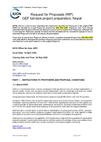 Rfp) GEF Full-Size Project Preparation, Nepal