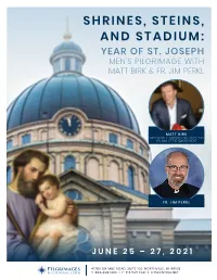 Shrines, Steins, and Stadium: Year of St