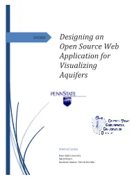 Designing an Open Source Web Application for Visualizing Aquifers