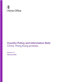 Hong Kong Protests