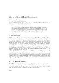 Status of the ATLAS Experiment