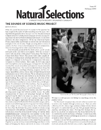 The Sounds of Science Music Project