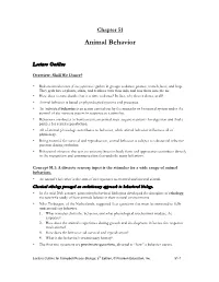 Chapter 51 Animal Behavior