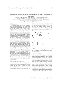 Component Study of the Numi Neutrino Beam for Noνa Experiment at Fermilab D